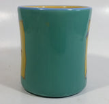 Disney Donald Duck Cartoon Character Teal Green Ceramic Coffee Mug Cup