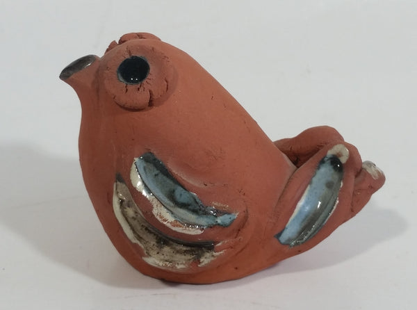 Vintage Purdy Pottery Canada Bird Brown Clay Figurine Sculpture Decorative Ornament