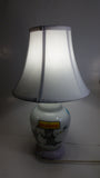1990s Disney Animated Movie Film Pocahontas Cartoon Characters 18" Tall Milk Glass Lamp