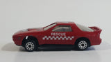 Rare Vintage Zee Toys Dyna Wheels Mazda Rx-7 Turbo #36 "Formula-1 Rescue D90 Red Die Cast Toy Race Car Vehicle