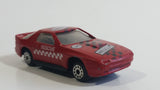 Rare Vintage Zee Toys Dyna Wheels Mazda Rx-7 Turbo #36 "Formula-1 Rescue D90 Red Die Cast Toy Race Car Vehicle