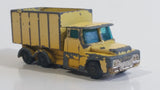 Vintage Husky Guy Warrior Sand Gravel Hauling Truck Yellow Die Cast Toy Car Vehicle - Made in Great Britain
