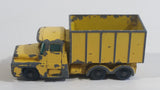 Vintage Husky Guy Warrior Sand Gravel Hauling Truck Yellow Die Cast Toy Car Vehicle - Made in Great Britain