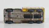 Vintage Husky Guy Warrior Sand Gravel Hauling Truck Yellow Die Cast Toy Car Vehicle - Made in Great Britain