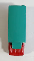 1967-1972 Lesney Matchbox No. 44 GMC Refrigerator Truck Red Turquoise (Bumper, No Tow, w/ Door Stop) (A)