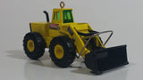 1997 Hallmark Hasbro Tonka Front End Loader Yellow Die Cast Construction Equipment Vehicle Hanging Christmas Tree Ornament