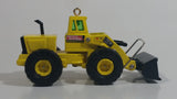 1997 Hallmark Hasbro Tonka Front End Loader Yellow Die Cast Construction Equipment Vehicle Hanging Christmas Tree Ornament