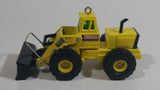 1997 Hallmark Hasbro Tonka Front End Loader Yellow Die Cast Construction Equipment Vehicle Hanging Christmas Tree Ornament
