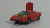 Vintage 1973 Lesney Matchbox Superfast No. 27 Lamborghini Countach Red #8 Die Cast Toy Super Dream Car Vehicle with Opening Rear Hood Made in England