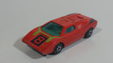 Vintage 1973 Lesney Matchbox Superfast No. 27 Lamborghini Countach Red #8 Die Cast Toy Super Dream Car Vehicle with Opening Rear Hood Made in England