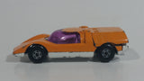 Vintage 1971 Lesney Products Matchbox Superfast No. 66 Mazda RX 500 Orange Toy Car Vehicle with Opening Rear Hood