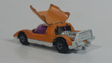 Vintage 1971 Lesney Products Matchbox Superfast No. 66 Mazda RX 500 Orange Toy Car Vehicle with Opening Rear Hood