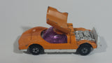 Vintage 1971 Lesney Products Matchbox Superfast No. 66 Mazda RX 500 Orange Toy Car Vehicle with Opening Rear Hood