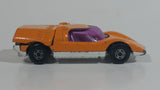 Vintage 1971 Lesney Products Matchbox Superfast No. 66 Mazda RX 500 Orange Toy Car Vehicle with Opening Rear Hood