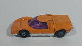 Vintage 1971 Lesney Products Matchbox Superfast No. 66 Mazda RX 500 Orange Toy Car Vehicle with Opening Rear Hood