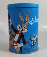 1989 Warner Bros Looney Tunes Happy Birthday Bugs Bunny 50th Anniversary Brach's Jelly Beans Tin Canister Cartoon Collectible