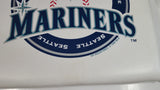 1996 Seattle Mariners Stadium MLB Baseball Team Vinyl Covered White and Blue Seat Cushion