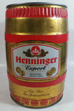 Vintage Henninger Brau Export German Beer 9 1/2" Tall 5L Steel Metal Party Keg