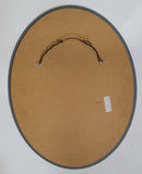 Anheuser-Busch O'Doul's Original & Amber Non-Alcoholic Brews 22" x 27 1/2" Large Oval Shaped Mirror Pub Bar Lounge Beer Advertising Collectible