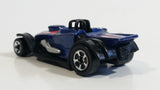 2002 Hot Wheels McDonald's Super Comp Dragster Dark Blue Die Cast Toy Car Vehicle