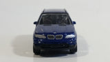 RealToy BMW X5 Dark Blue 1/61 Scale Die Cast Toy Car Vehicle