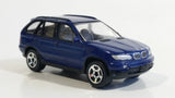 RealToy BMW X5 Dark Blue 1/61 Scale Die Cast Toy Car Vehicle