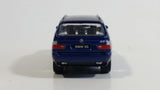 RealToy BMW X5 Dark Blue 1/61 Scale Die Cast Toy Car Vehicle