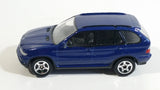 RealToy BMW X5 Dark Blue 1/61 Scale Die Cast Toy Car Vehicle