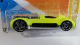 2011 Hot Wheels New Models Retro Active Bright Yellow Die Cast Toy Car Vehicle New in Package