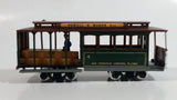 Two HO Classic San Francisco Streetcars Powell & Mason St Trolley and Desire Street Cable Car Die Cast and Plastic Models