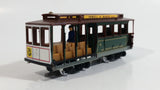 Two HO Classic San Francisco Streetcars Powell & Mason St Trolley and Desire Street Cable Car Die Cast and Plastic Models