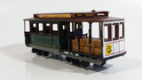 Two HO Classic San Francisco Streetcars Powell & Mason St Trolley and Desire Street Cable Car Die Cast and Plastic Models