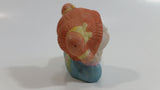 1984 OAA Cabbage Patch Kids Orange Hair Girl in Light Blue Laying Ceramic Figurine