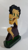 Betty Boop Cartoon Character 9 1/4" Hand Painted 3D Wooden Folk Art Cut-Out