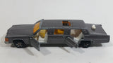 Vintage Majorette Limousine Grey No. 339 Grey with Opening Doors and Sunroof 1/58 Scale Made in France