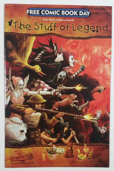 Rare 2009 Th3rd World Studios Free Comic Book Day The Stuff of Legend #1 First Print