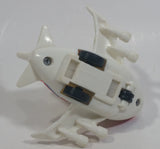 1991 McDonald's Ronald McDonald in United Airlines White Jumbo Jet Airplane Toy Vehicle