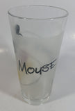 Disney Mickey Mouse Cartoon Character 5 1/2" Tall Frosted Glass Cup