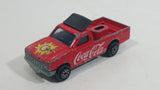 Vintage Majorette Coca-Cola Coke Camping Car Truck Red Die Cast Toy Car Vehicle No. 278 1/60 Scale