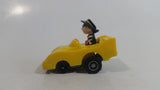 1988 McDonald's Turbo Macs The Hamburglar Yellow Toy Pull Back Plastic Toy Car Vehicle