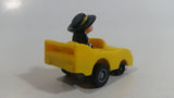1988 McDonald's Turbo Macs The Hamburglar Yellow Toy Pull Back Plastic Toy Car Vehicle
