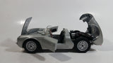 Maisto 1955 Porsche 550 A Spyder Convertible Silver Grey 1/18 Scale Die Cast Toy Car Luxury Vehicle with Opening Doors, Hood, and Trunk