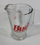 Budweiser Bud "King of Beers" 9" Tall 48oz. Heavy Glass Beer Pitcher