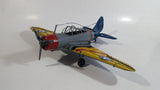 Vintage Style U.S. Air Force Pre World War II WWII Large Tin Metal Military Airplane with Pre 1942 Markings