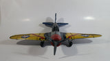 Vintage Style U.S. Air Force Pre World War II WWII Large Tin Metal Military Airplane with Pre 1942 Markings