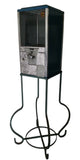 Vintage 5 Cent Sticker Oak Gumball Machine with Stand - Missing Some Parts