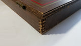 Rare Version Vintage Sherlock Holmes Pub & Lodging Baker St. Dovetail Wood Dart Cabinet and Kudu Board