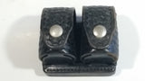 HKS Med 103 Leather Double Speed Loader Black Belt Clip