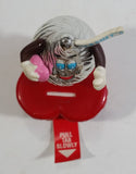 Hard to find Hershey's Kisses Foil Chocolate Character on Red Heart Sticker Dispenser Used