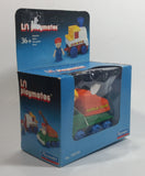 Vintage 1985 Li'l Playmates No. 780590 Mobile Crane Truck Orange, Green and Blue Plastic Toy Car Vehicle New in Box